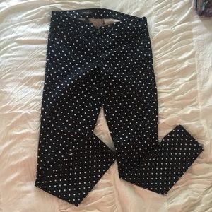 🎉 SALE J. Crew Polkadot Toothpick Jeans